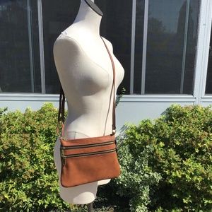 Brown crossbody bag